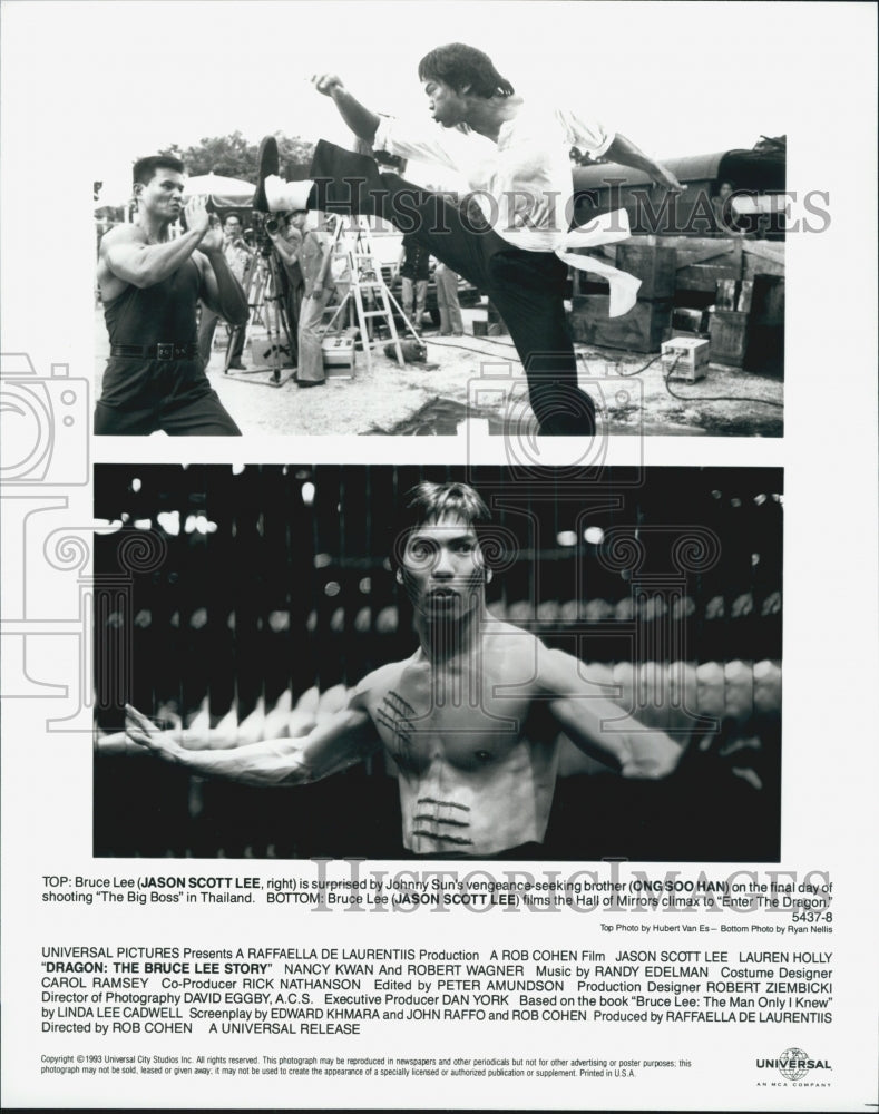 1993 Press Photo "The Big Boss"Jason Scott Lee - Historic Images