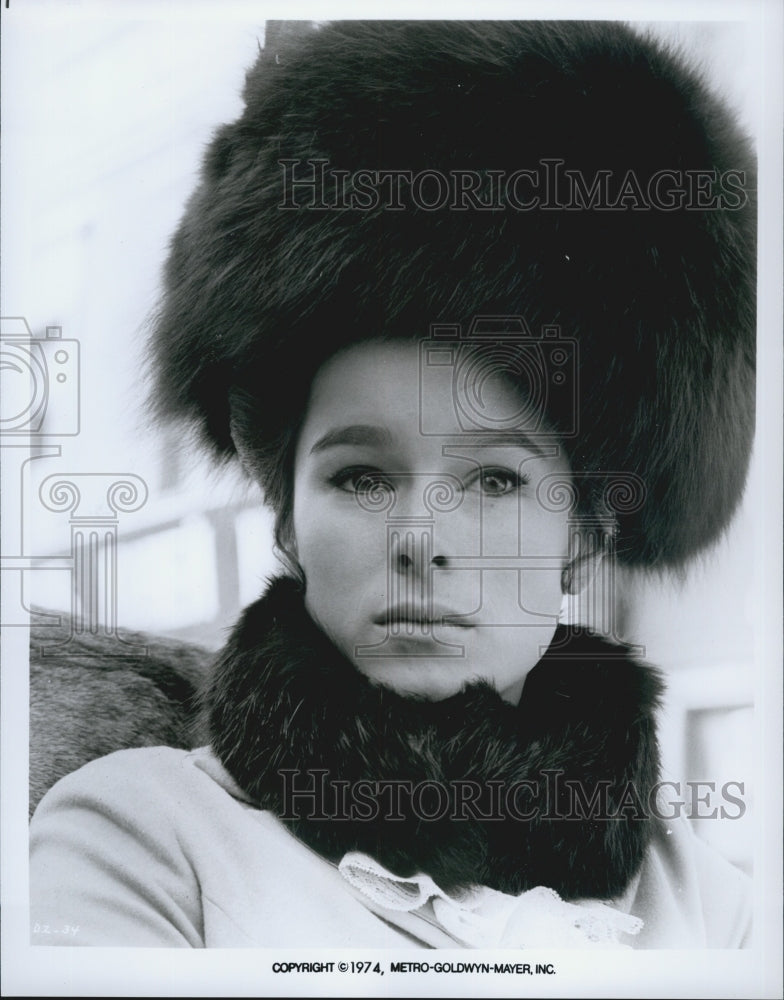 1974 Press Photo Geraldine Chaplin in "Doctor Zhivago" - Historic Images