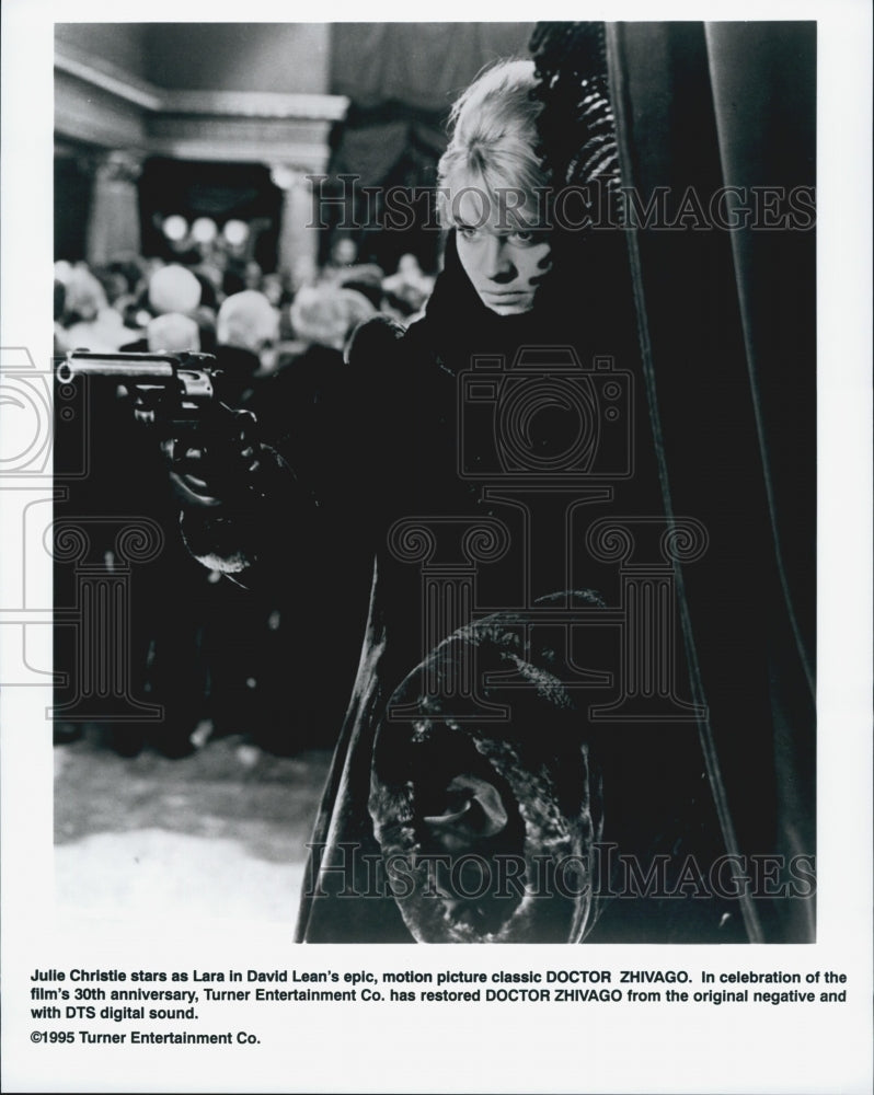 1995 Press Photo Julie Christie in "Doctor Zhivago" - Historic Images