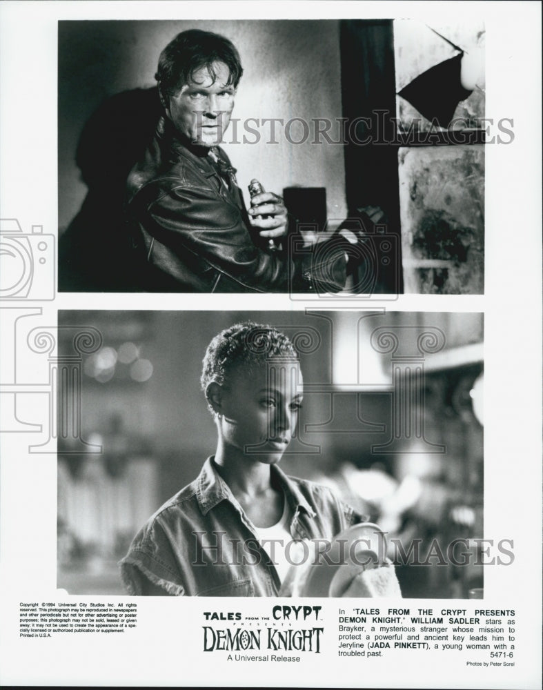 1994 Press Photo  "Tales from the Crypt Demon Knight" Dir. E Dickerson,Billy Zane - Historic Images