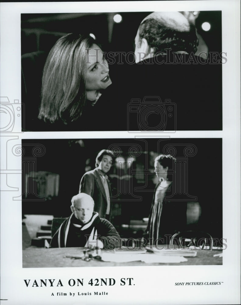 Press Photo Julianne Moore Wallace Shawn &quot;Vanya On 42nd St&quot; Actor - Historic Images