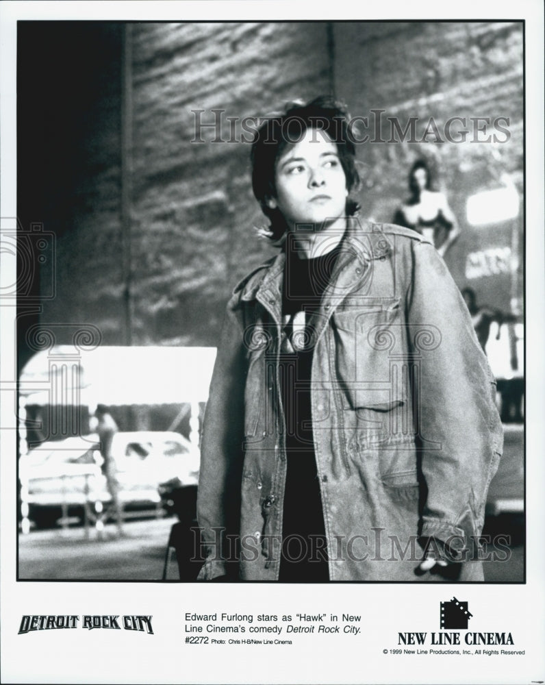 1999 Press Photo Edward Furlong in "Detroit Rock City" - Historic Images