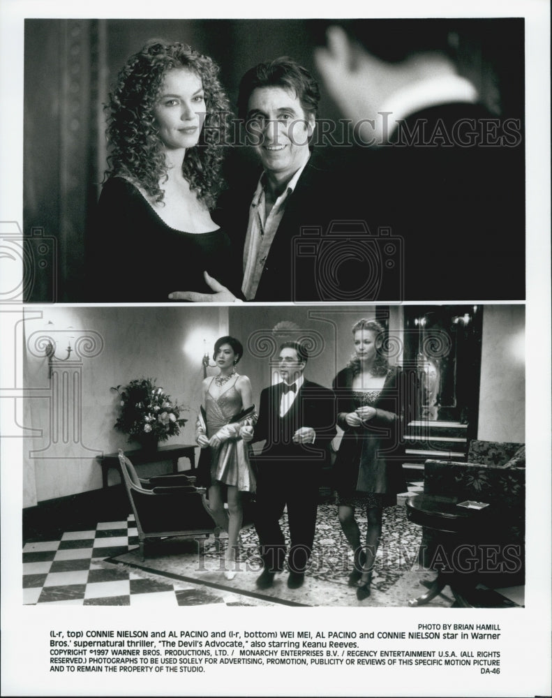 1997 Connie Nielson Al Pacino Actor &quot;The Devil&#39;s Advocate&quot;-Historic Images