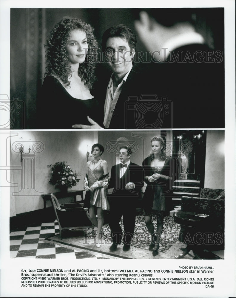 1997 Connie Nielson Al Pacino Actor "The Devil's Advocate"-Historic Images