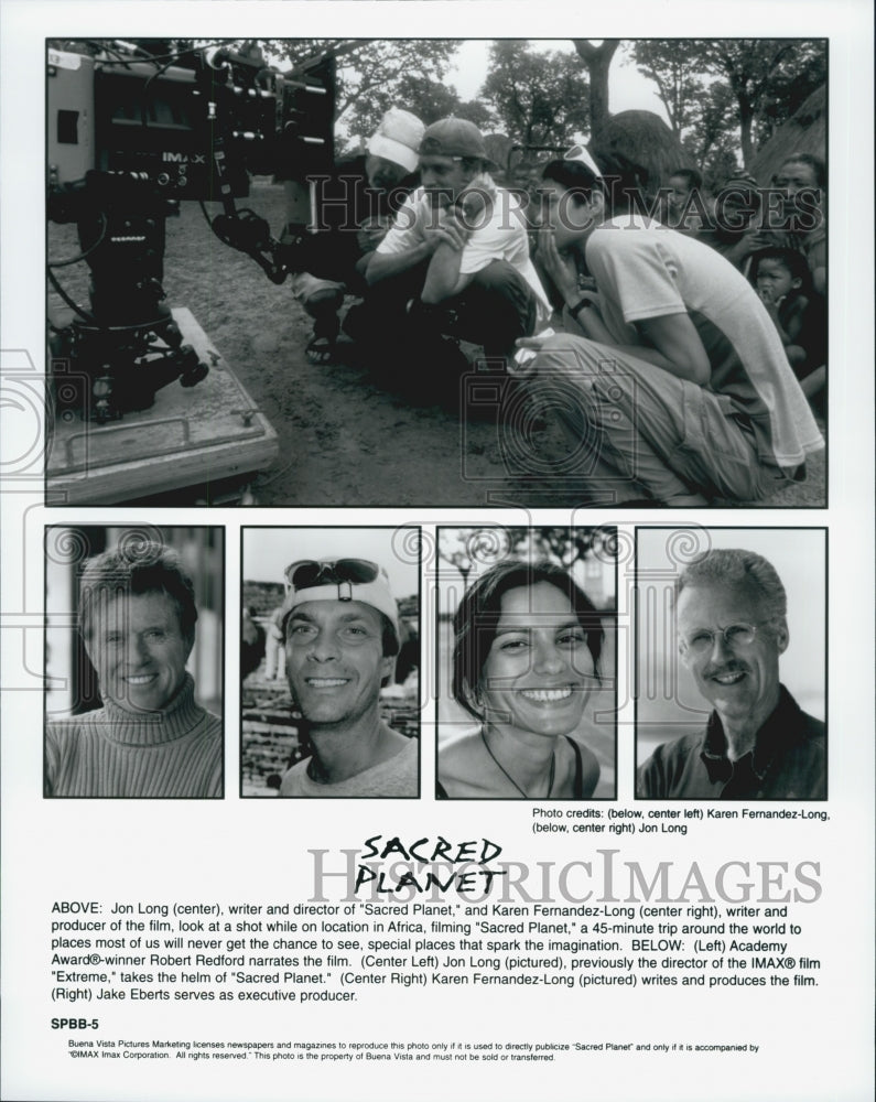 2003 Press Photo &quot;Sacred Planet&quot; Documentary Jon Long Karen Long Director - Historic Images