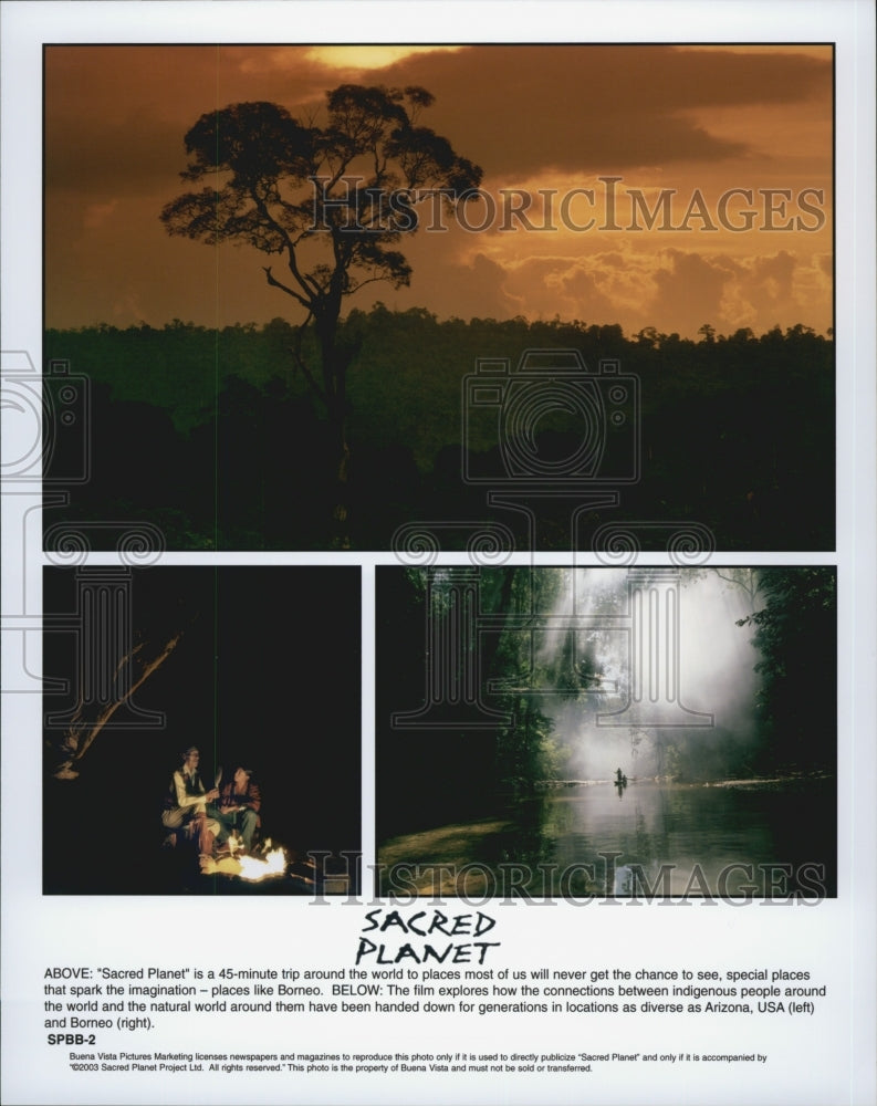 2003 Press Photo &quot;Sacred Planet&quot; Thailand Documentary - Historic Images