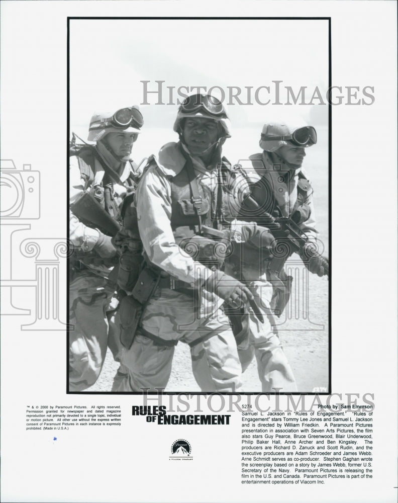 2000 Press Photo Samuel L. Jackson in "Rules of Engagement" - Historic Images