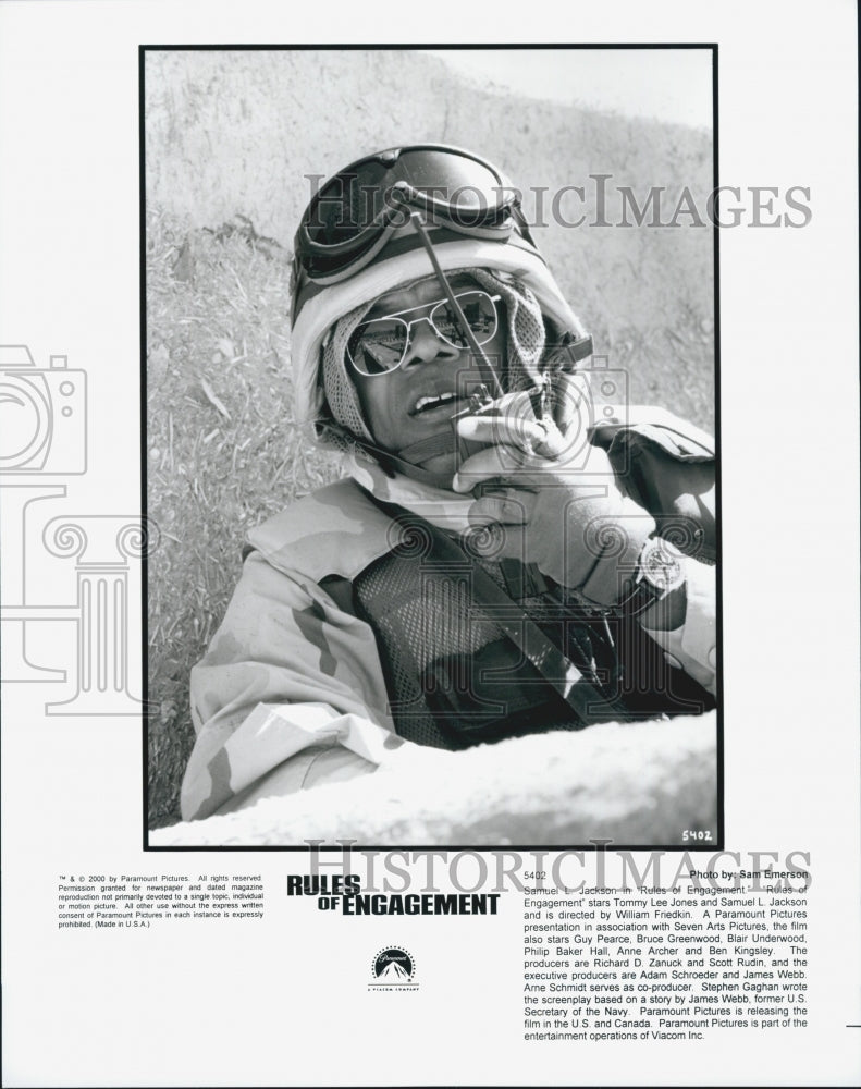 2000 Press Photo Samuel L. Jackson in &quot;Rules Of Engagement&quot; - Historic Images