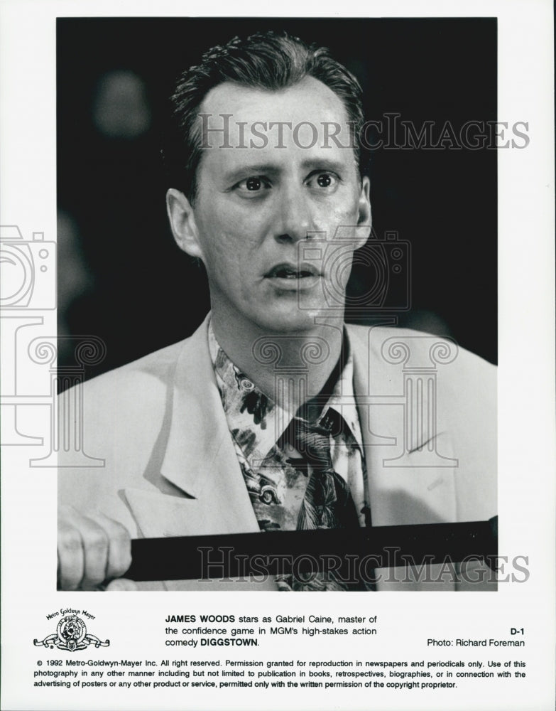 1992 Press Photo James Woods in &quot;Diggstown&quot; - Historic Images