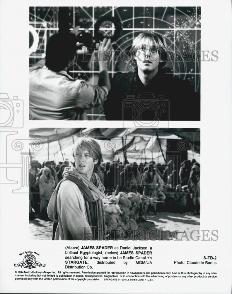 1994 Press Photo Actor James Spader In Movie "Stargate" - Historic Images
