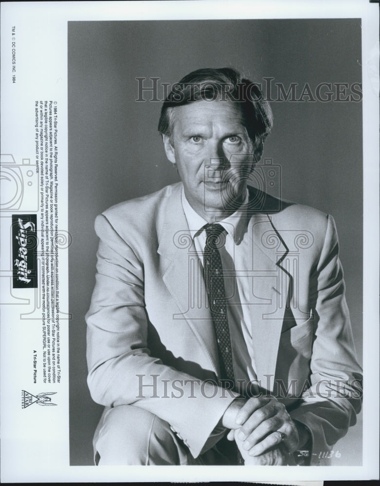 1984 Press Photo Timothy Burrill, Producer Of Action Film &quot;Supergirl&quot; Tri-Star - Historic Images