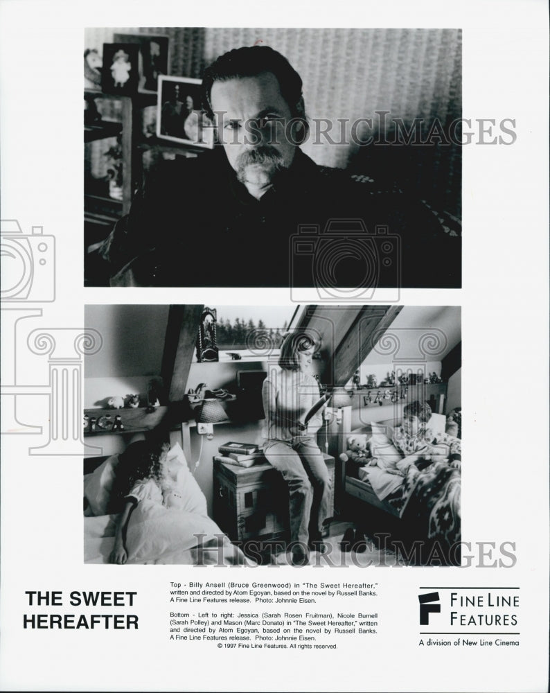 1997 Press Photo &quot;The Sweet Hereafter&quot; Billy Greenwood,S R Fruitman,S Polley - Historic Images