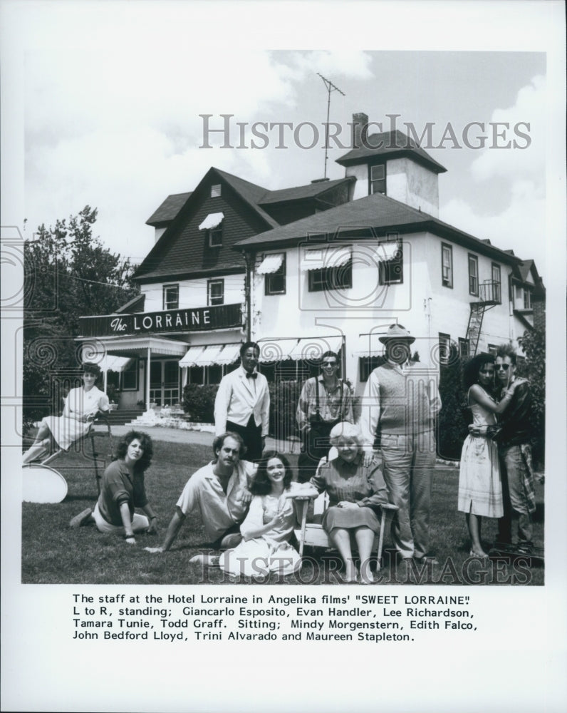 1987 Press Photo "Sweet Lorraine"G Esposito,E Handler,L Richardson,T Tunie - Historic Images