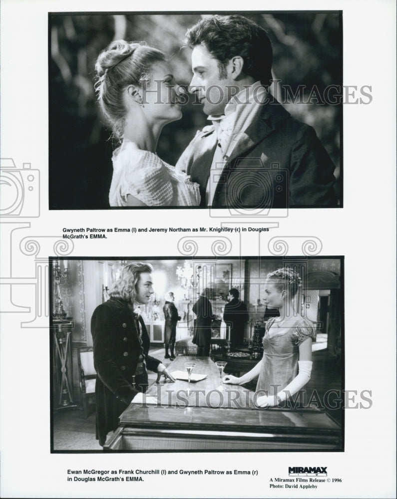 1996 Press Photo  Paltrow,  McGregor And Northam In Scenes from "Emma" - Historic Images