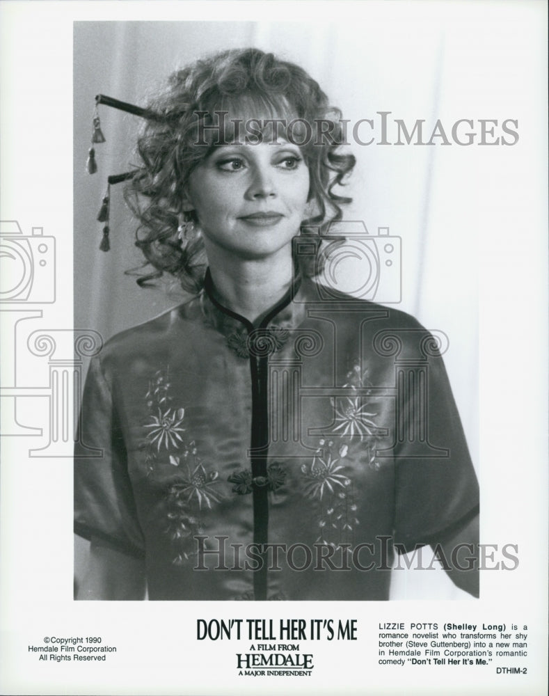 1990 Press Photo Actress Shelley Long in "Don't Tell Her It's Me" Film - Historic Images
