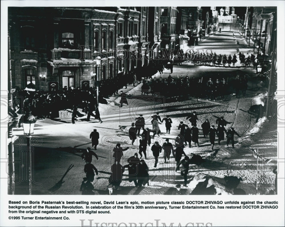 1995 Press Photo Scene From Romance, Drama, War Film "Doctor Zhivago" Restored - Historic Images