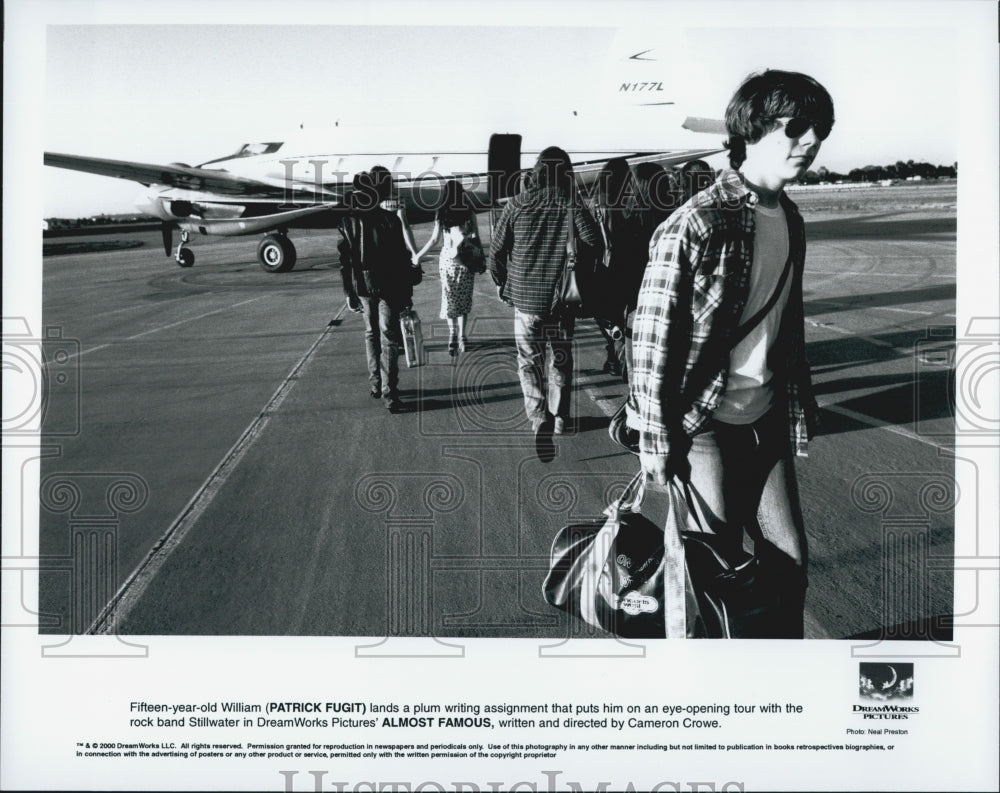 2000 Press Photo &quot;Almost Famous&quot; Actor Patrick Fugit - Historic Images