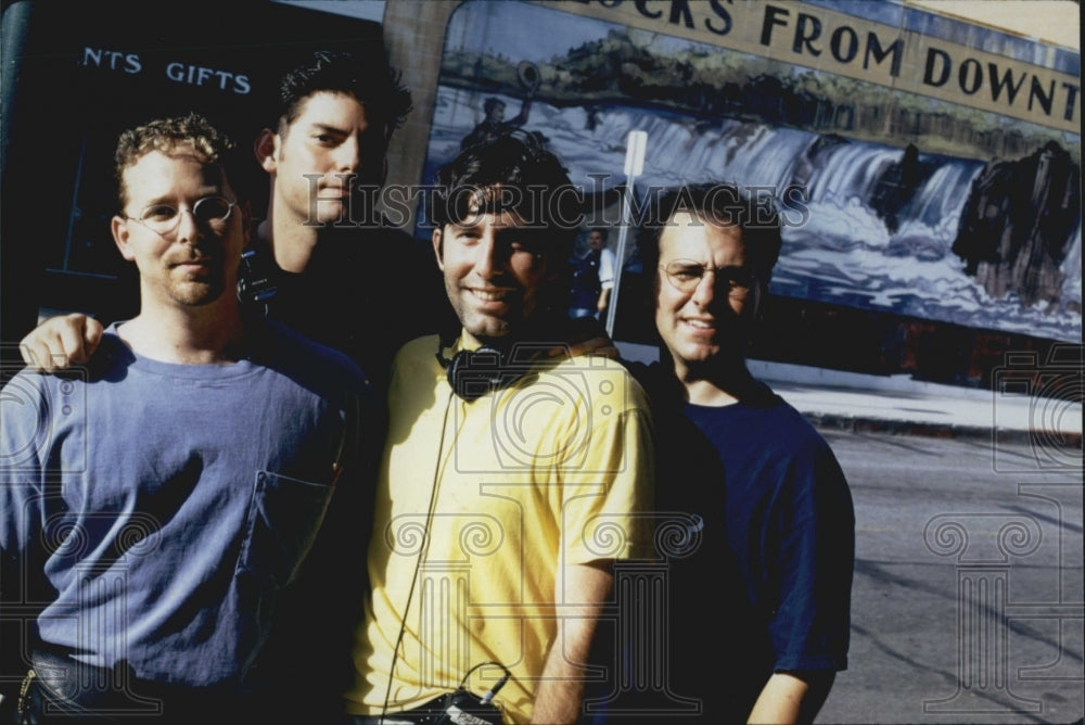 1999 Press Photo Warren Zide, Chris & Paul Weitz, Adam Herz of "American Pie" - Historic Images