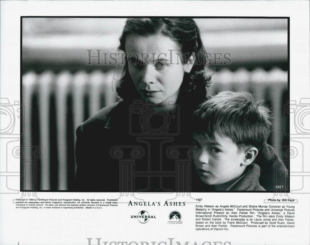 1999 Press Photo Emily Watson and Shane Murray Corcoran in "Angela's Ashes" - Historic Images