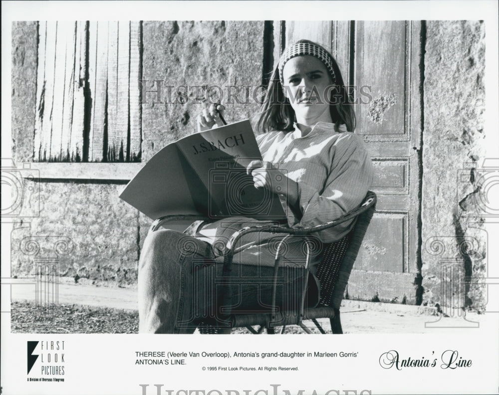 1995 Press Photo Veerle Van Overloop Stars In Antonia's Line - Historic Images