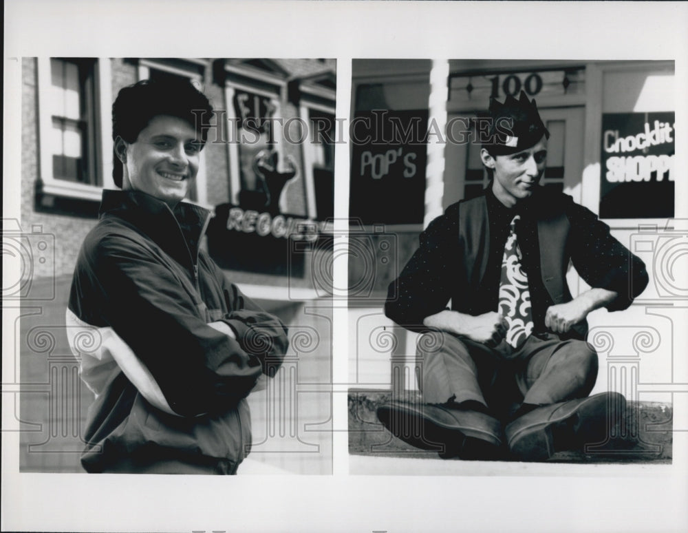 1990 Press Photo Gary Kroeger, Sam Whipple "Archie, To Riverdale and Back" - Historic Images