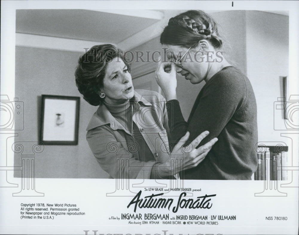 1978 Press Photo Unknown actors in "Autumn Sonata" - Historic Images