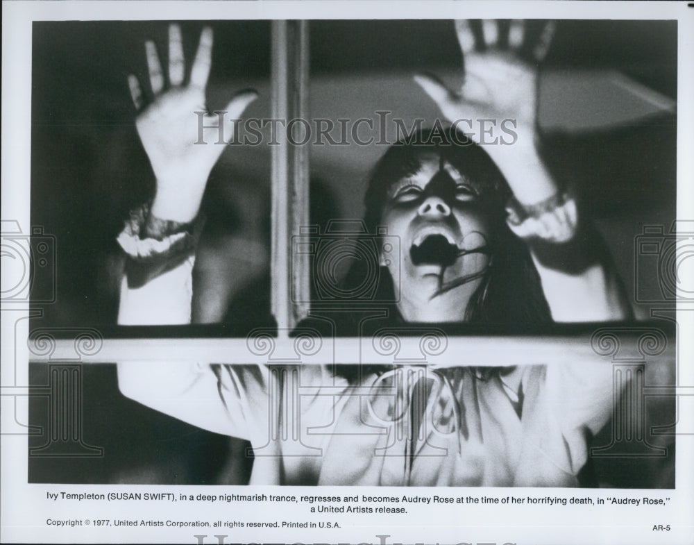 1977 Press Photo Susan Swift in "Audrey Rose" - Historic Images