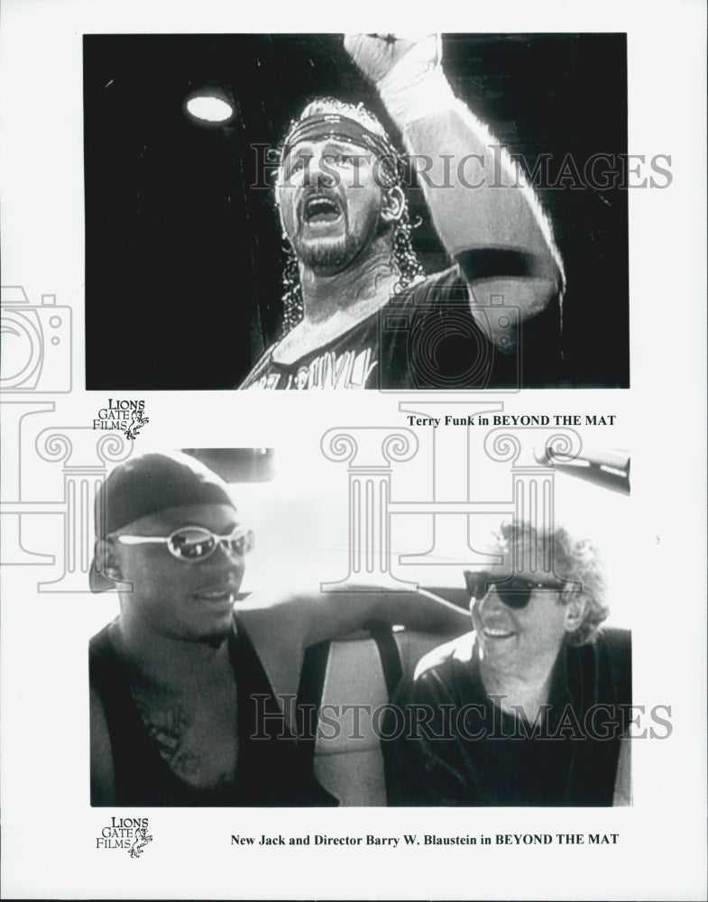 1999 Press Photo New Jack &amp; Director Barry Blaustein in &quot;Beyond the Mat&quot; - Historic Images