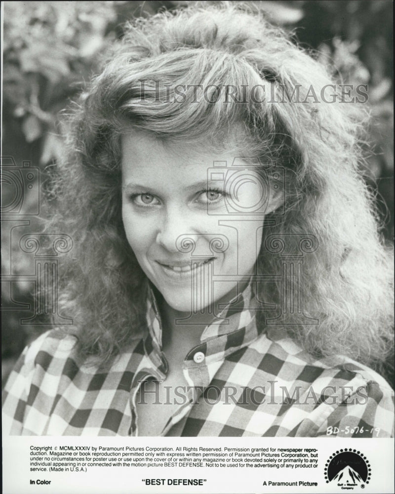 1984 Press Photo Kate Capshaw in "Best Defense" - Historic Images