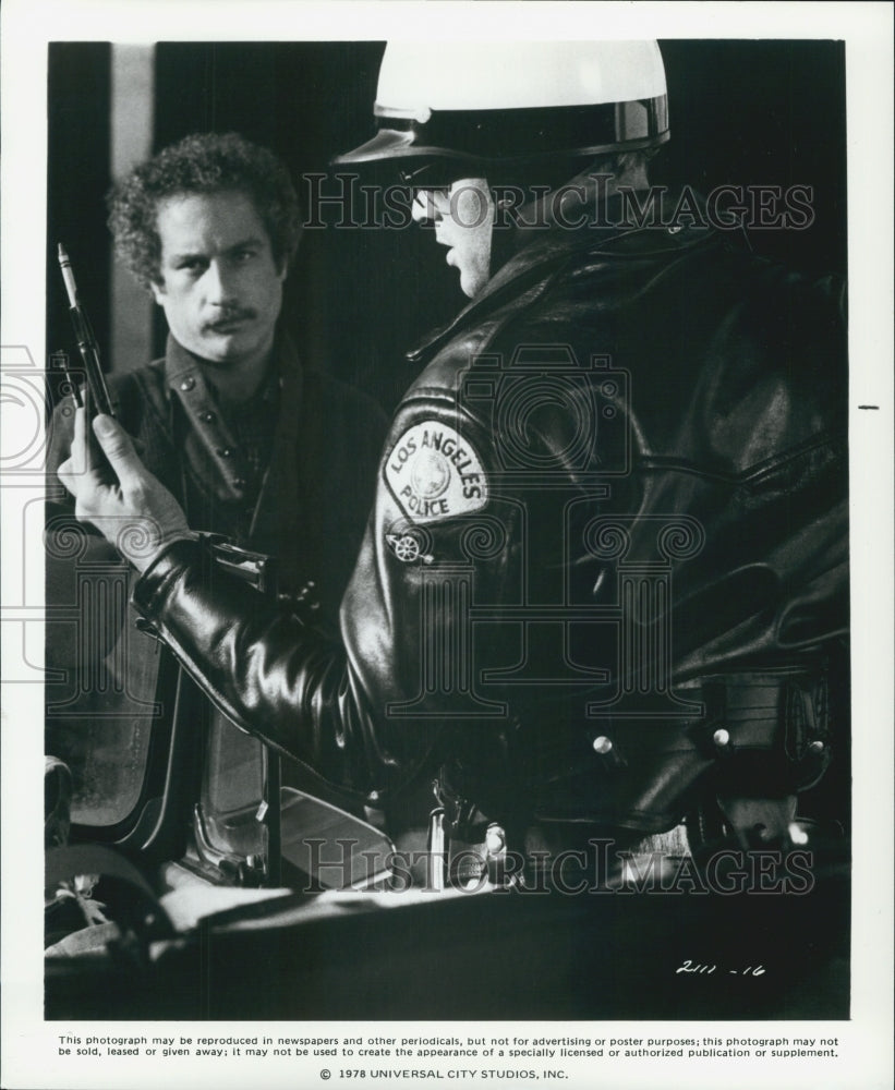 1978 Press Photo Caskey Swain, Richard Dreyfuss "The Big Fix" - Historic Images