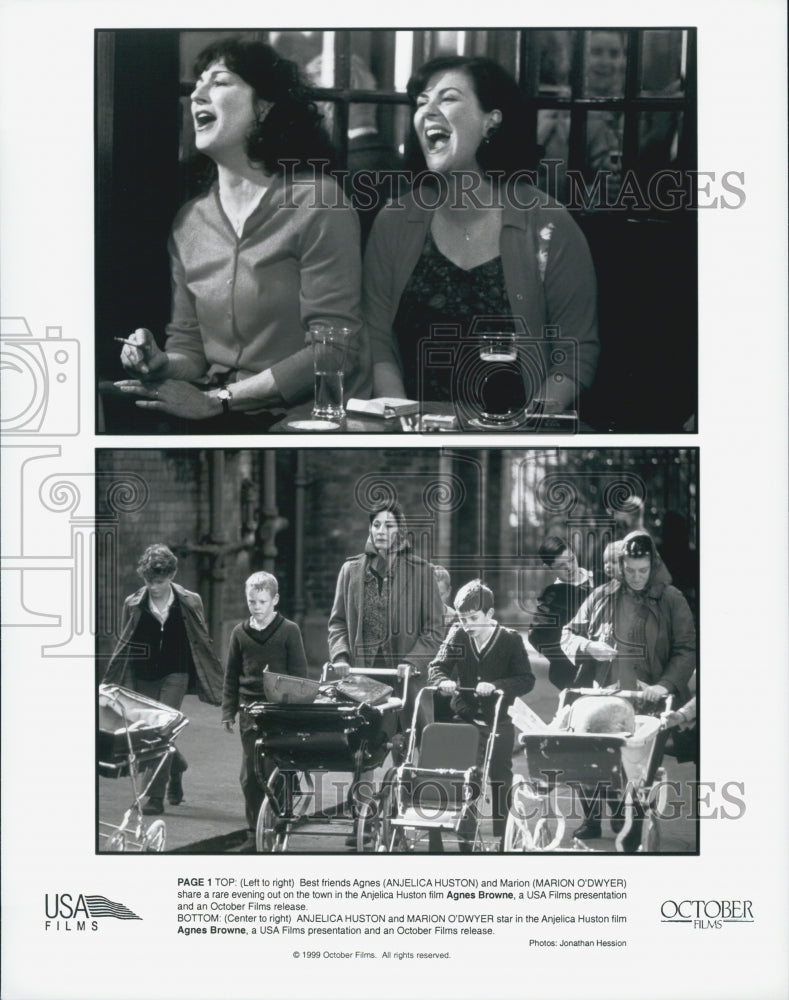 1999 Press Photo Scenes From Film Agnes Browne - Historic Images