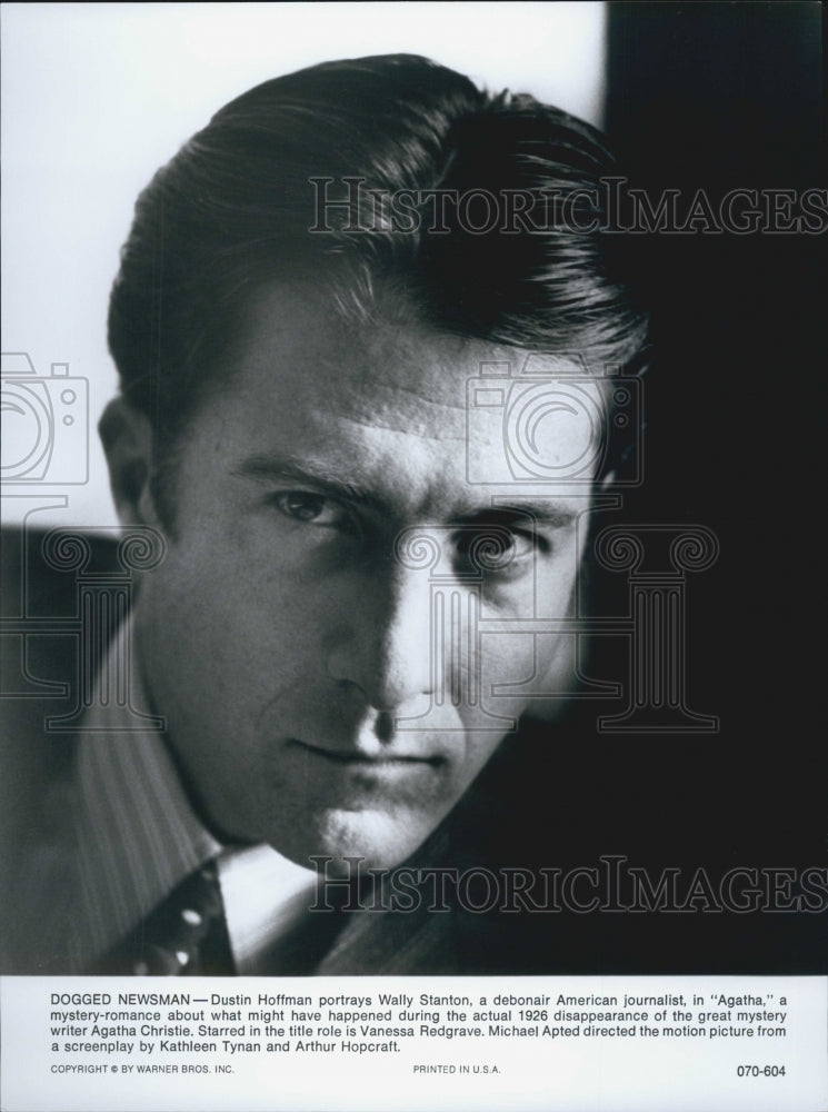 1979 Press Photo "Agatha" Dustin Hoffman starring - Historic Images