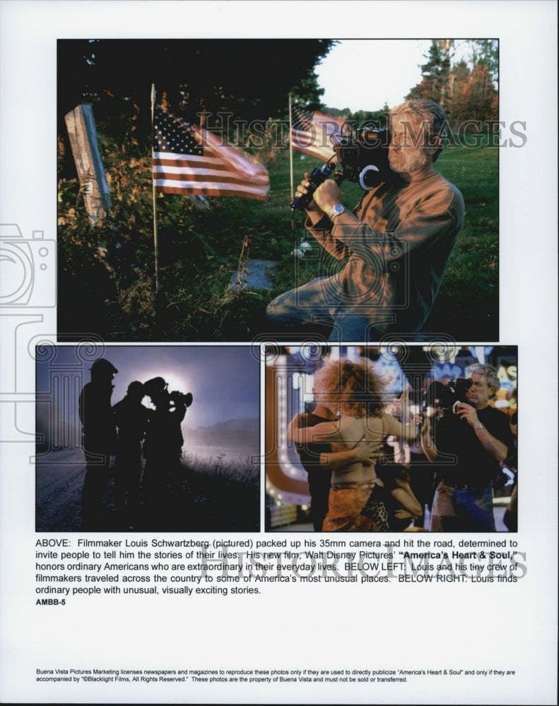 2004 Press Photo "America's Heart and Soul" producer Louis Schwartzberg - Historic Images