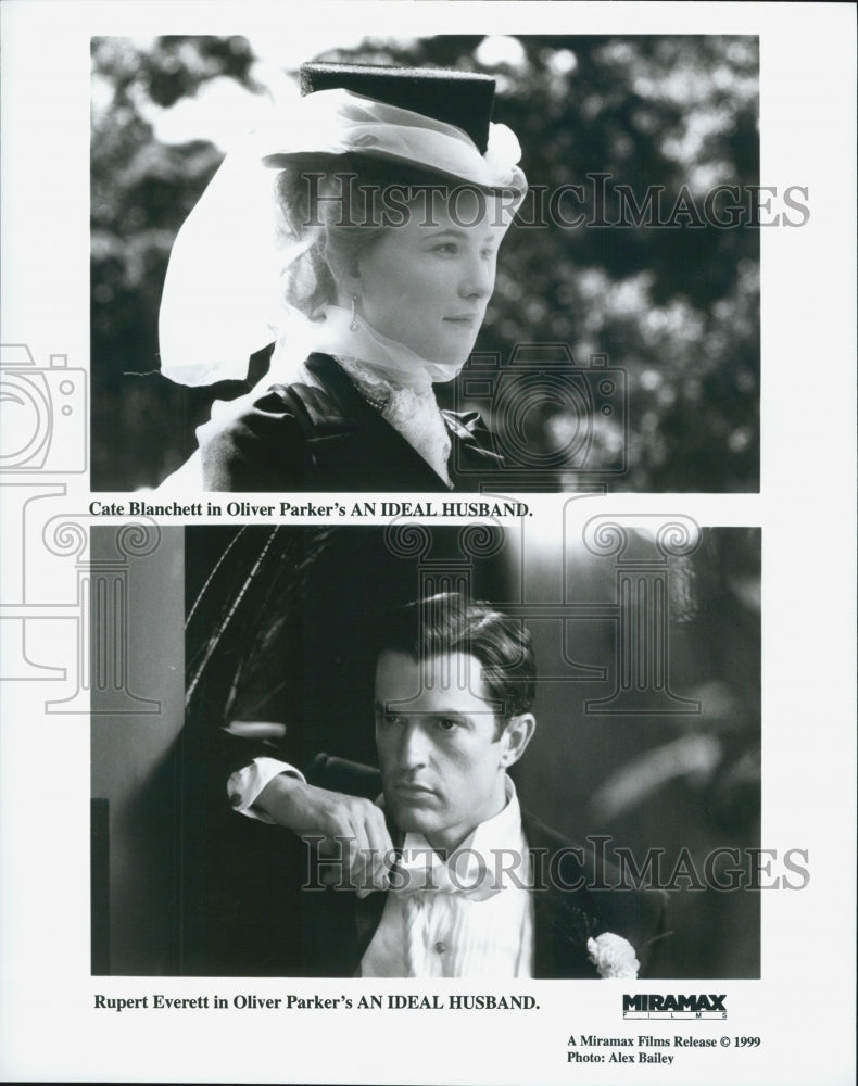 1999 Press Photo  &quot;An Ideal Husband&quot; Rupert Everett &amp; Cate Blanchette - Historic Images