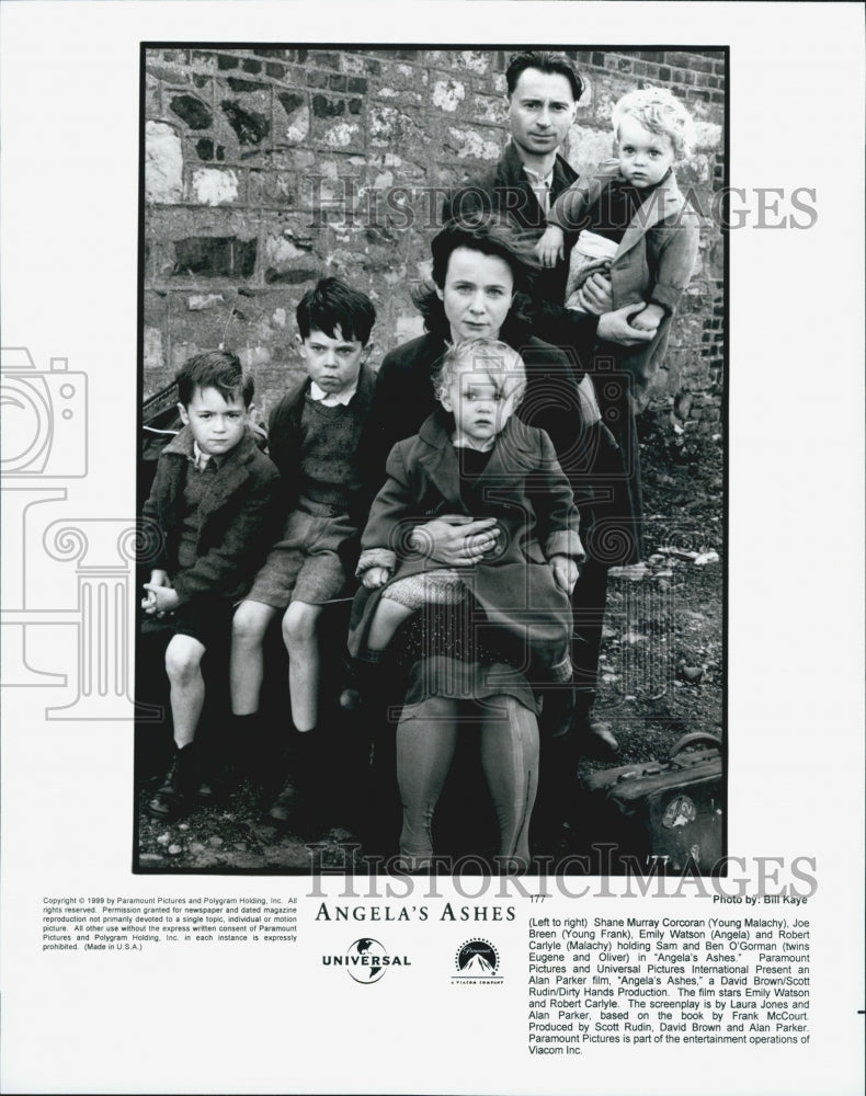 1999 Press Photo  &quot;Angela&#39;s Ashes&quot;  Michael Legge,S M Corracan,J Breen, - Historic Images