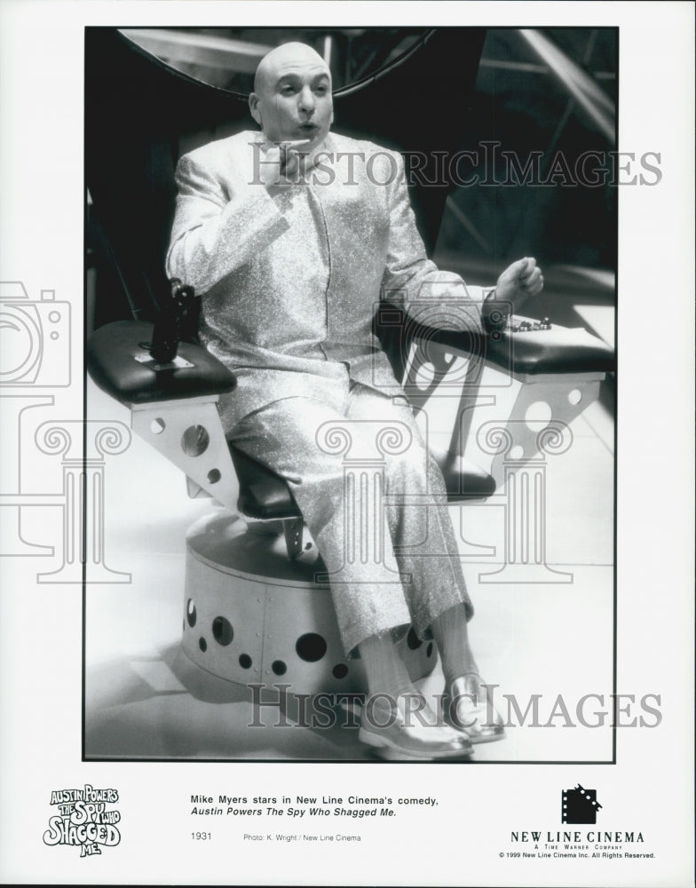 1999 Press Photo &quot;Austin Powers-The Spy Who Shagged Me&quot; Mike Meyers - Historic Images