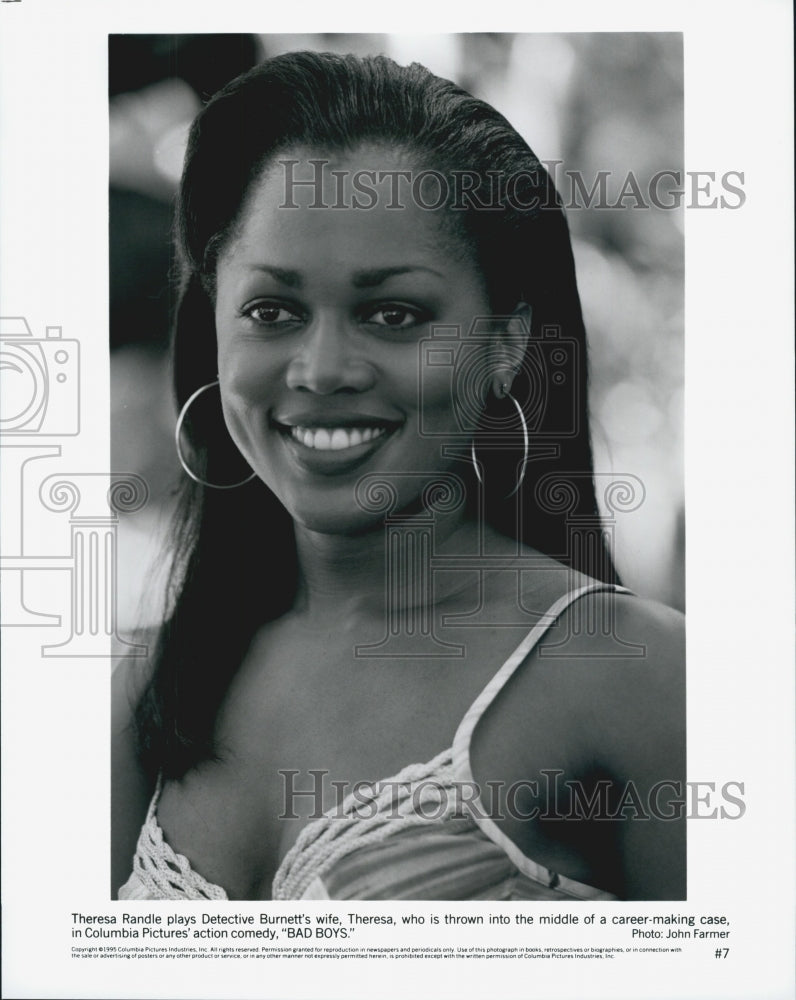 1995 Press Photo "Bad Boys" Theresa Randie - Historic Images