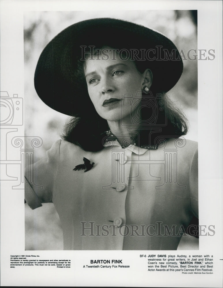 1981 Press Photo Judy Davis in &quot;Barton Fink&quot; - Historic Images