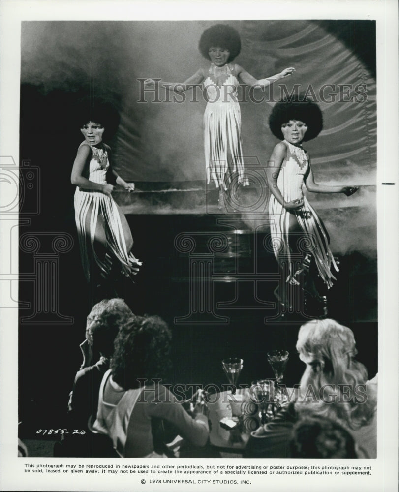 1978 Press Photo  &quot;Battlestar Galactica&quot; The Android sisters - Historic Images