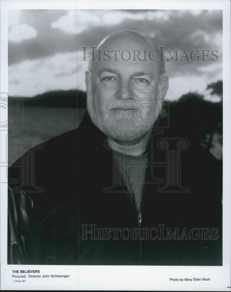 1987 Press Photo Director John Schlesinger "The Believers" - Historic Images