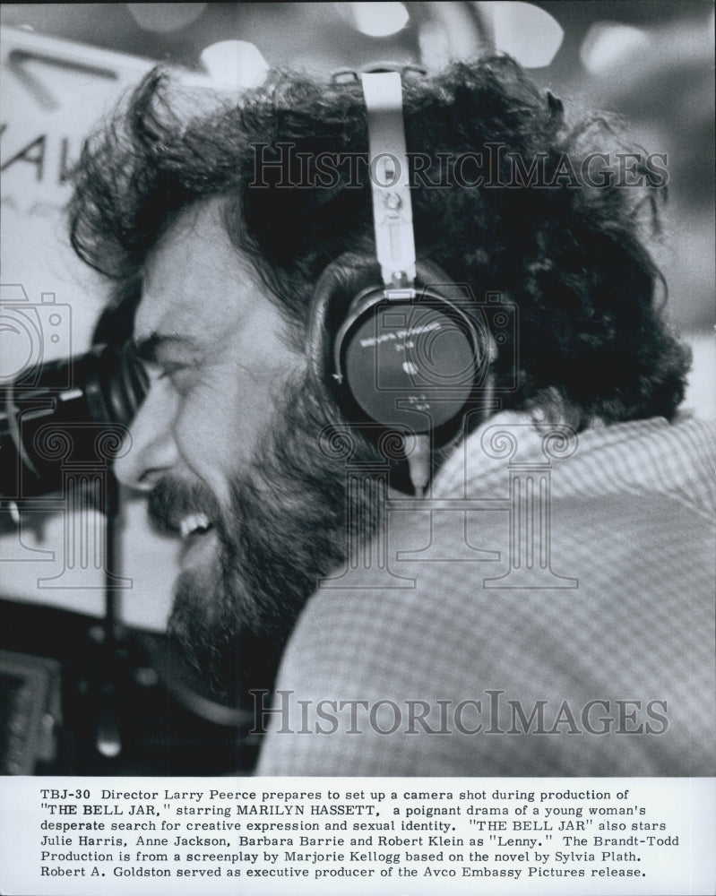 1979 Press Photo "The Bell Jar" director Larry Peerce - Historic Images