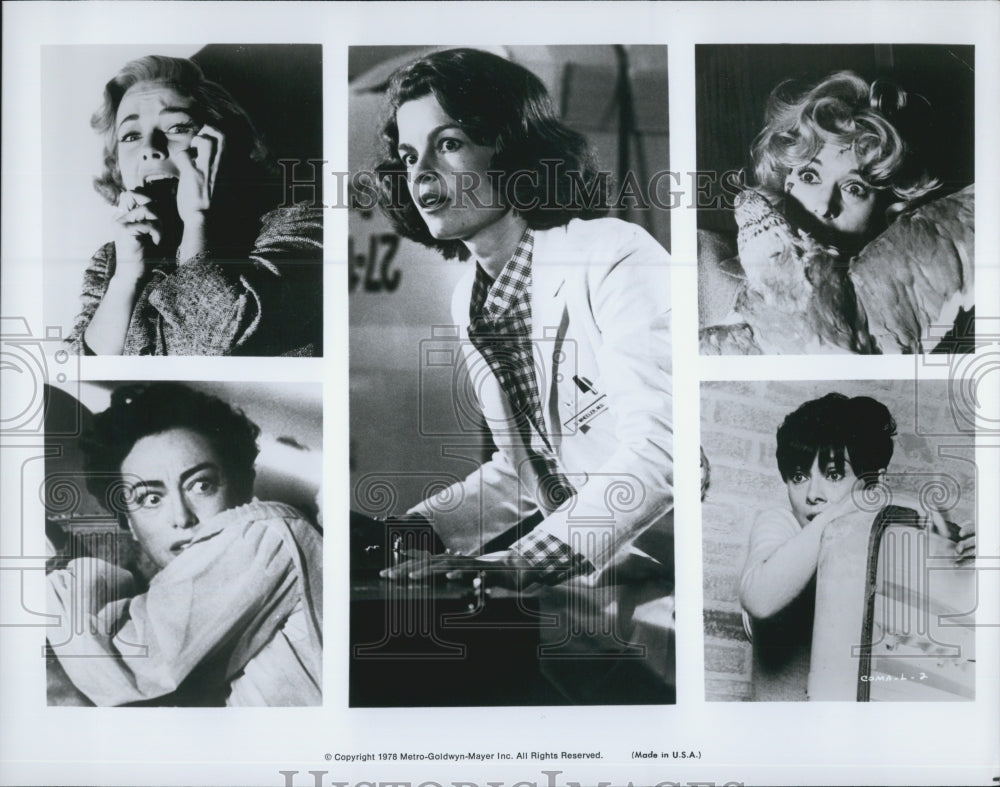 1978 Press Photo "Unknown Actresses in scary Metro-Goldwyn-Mayer Movie" - Historic Images