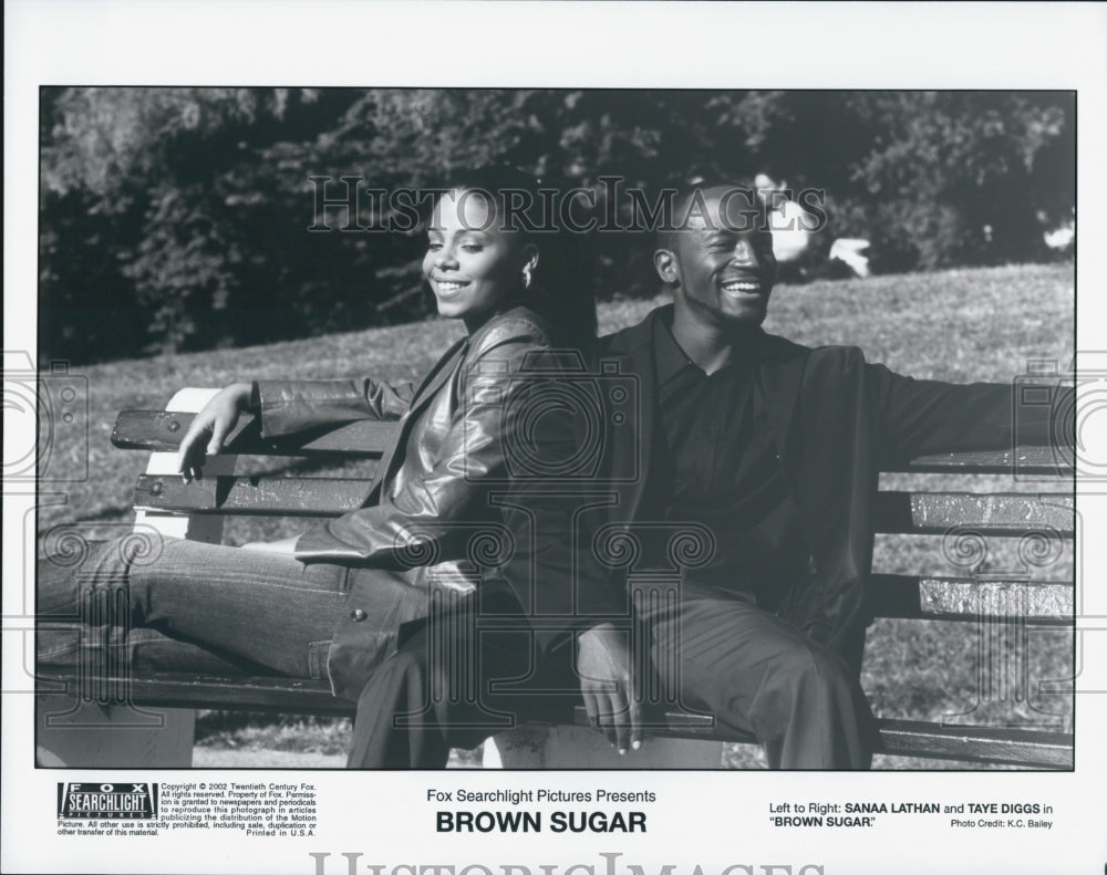 2002 Press Photo "Brown Sugar" with Sanaa Lathan and Taye Diggs - Historic Images
