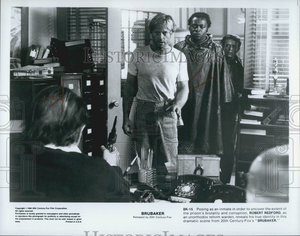 1980 Press Photo "Brubaker" Starring Robert Redford - Historic Images