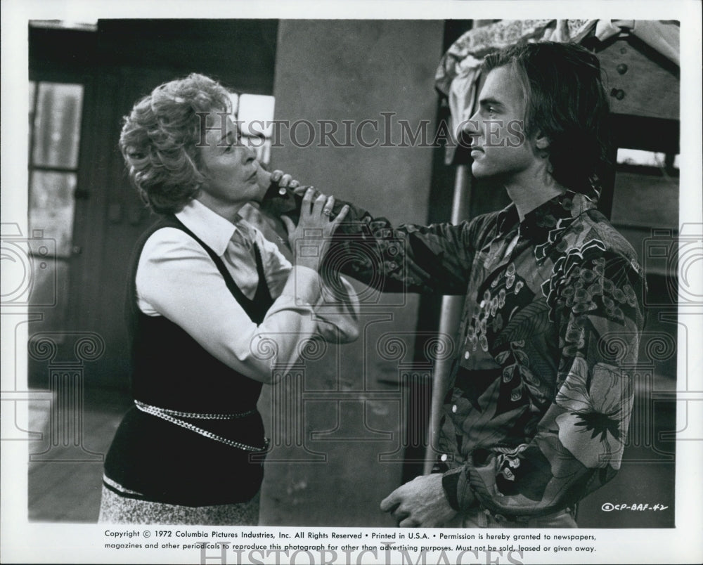 1972 Press Photo Actress Eileen Heckart Starring In Film &quot;Butterflies Are Free&quot; - Historic Images