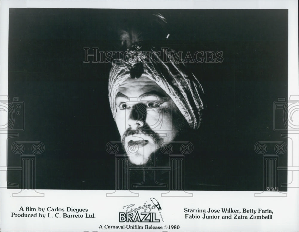 1980 Press Photo Unknown actor in "Bye Bye Brazil" - Historic Images