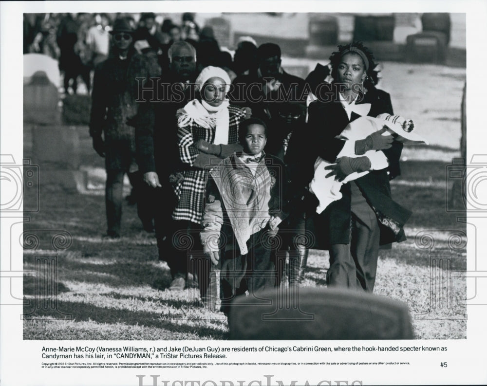 1992 Press Photo &quot;Candyman &quot; Vanessa Williams, DeJuan Guy - Historic Images