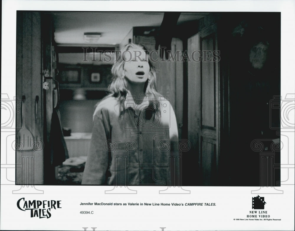 1998 Press Photo  "Campfire Tales" Jennifer MacDonald - Historic Images