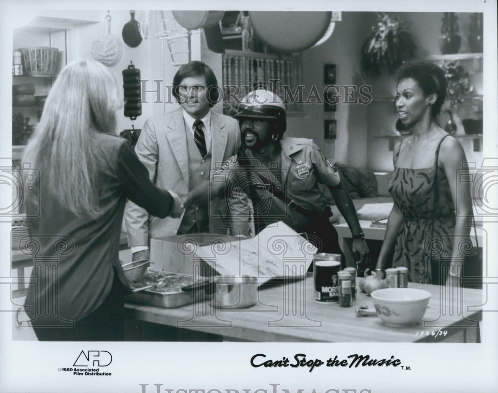 1980 Press Photo Scene From Musical Comedy Film &quot;Can&#39;t Stop The Music&quot; - Historic Images