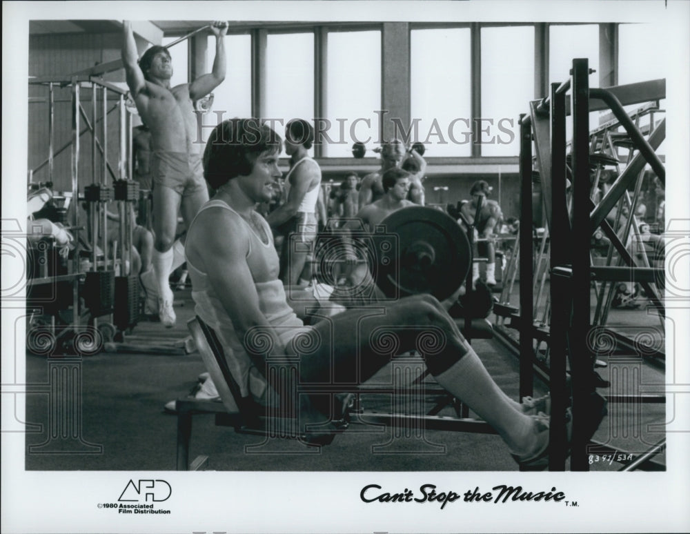 1980 Press Photo Actor and Athlete Bruce Jenner for &quot;Can&#39;t Stop the Music&quot; - Historic Images